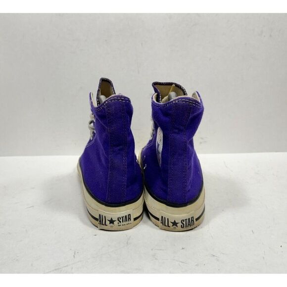 Vintage Converse All Star Chuck Taylor Purple High Top Made in USA Mens Size 5 - Picture 4 of 11